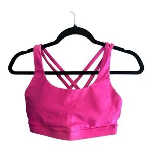 Lululemon Pink Sports Bra Intimates & Sleepwear
